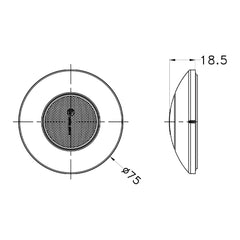 LED Boat Lights Interior|3 Inch 8W 640 LM, 6,000K, 6,000K|LED Light for Boat