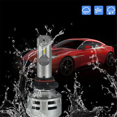 TOPPARTZ 2Pcs 9005/HB3 LED Headlight Bulbs,60W 10000LM 6500K Cool White Super Bright Auto High Beam/Low Beam LED Headlight Conversion Kit