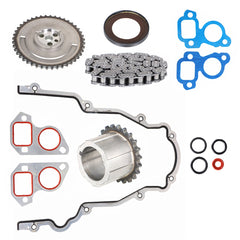 TOPPARTZ Timing Chain Kit with Cover Gasket Kit 12646386 Replacement for Chevy Silverado Suburban Tahoe GMC Sierra 4.8 5.3 6.0 OHV
