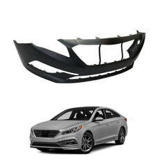 TOPPARTZ Front Bumper Cover Replacement for 2015 2016 2017 Hyundai Sonata 2.4L HY1000205