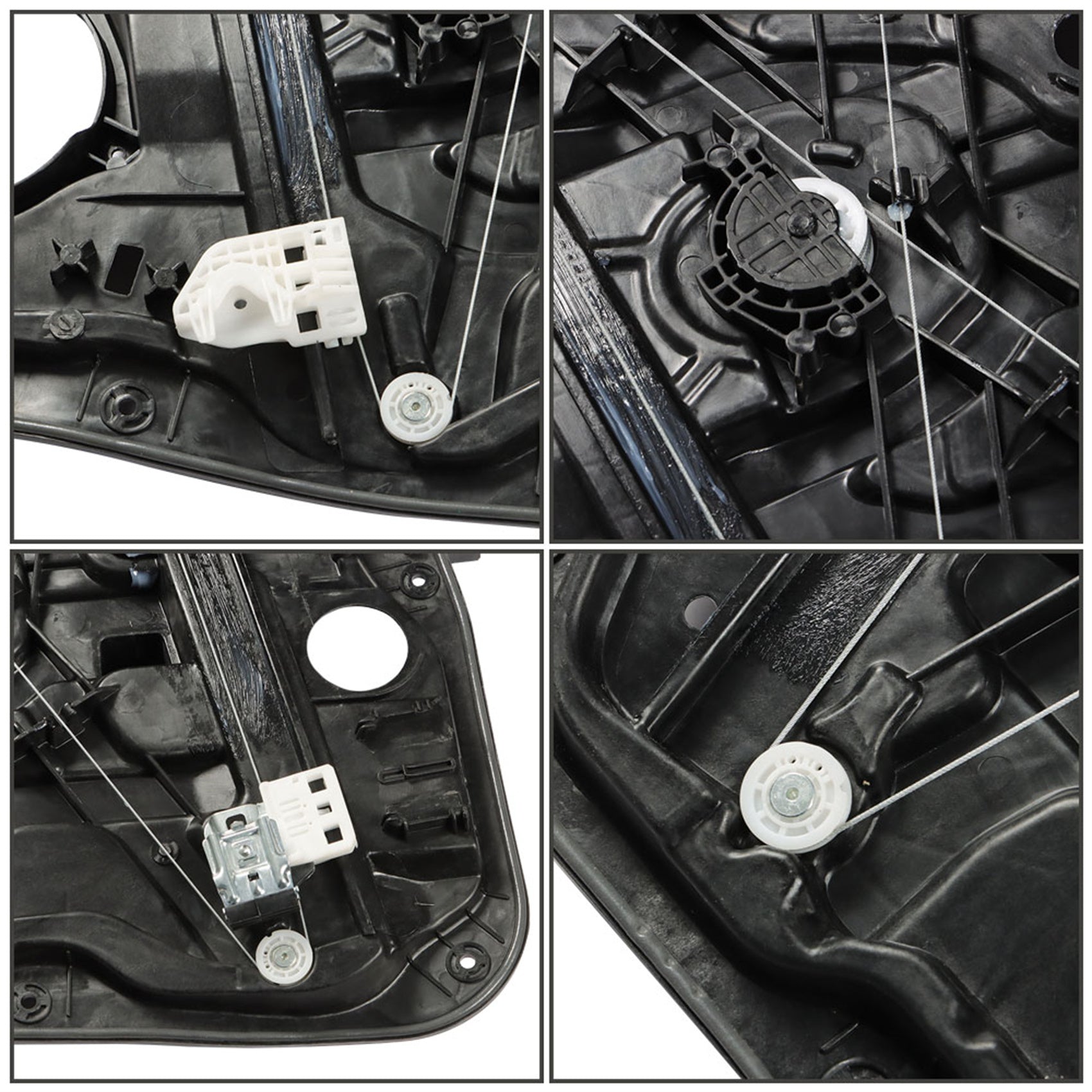 TOPPARTZ Door Power Window Regulator Front Passenger Side Replacement for Hyundai Santa Fe XL 2013-2019 82481-2W010