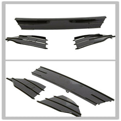 TOPPARTZ Front Plastic Grille Bumper Fit For 2013-2016 Ford Escape Black Painted