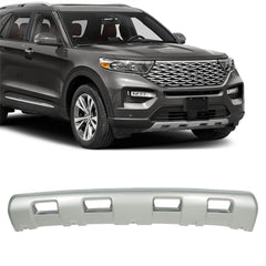 TOPPARTZ Silver Front Bumper Lower Valance Panel Skid Plate Replacement for 2020 2021 2022 Explorer