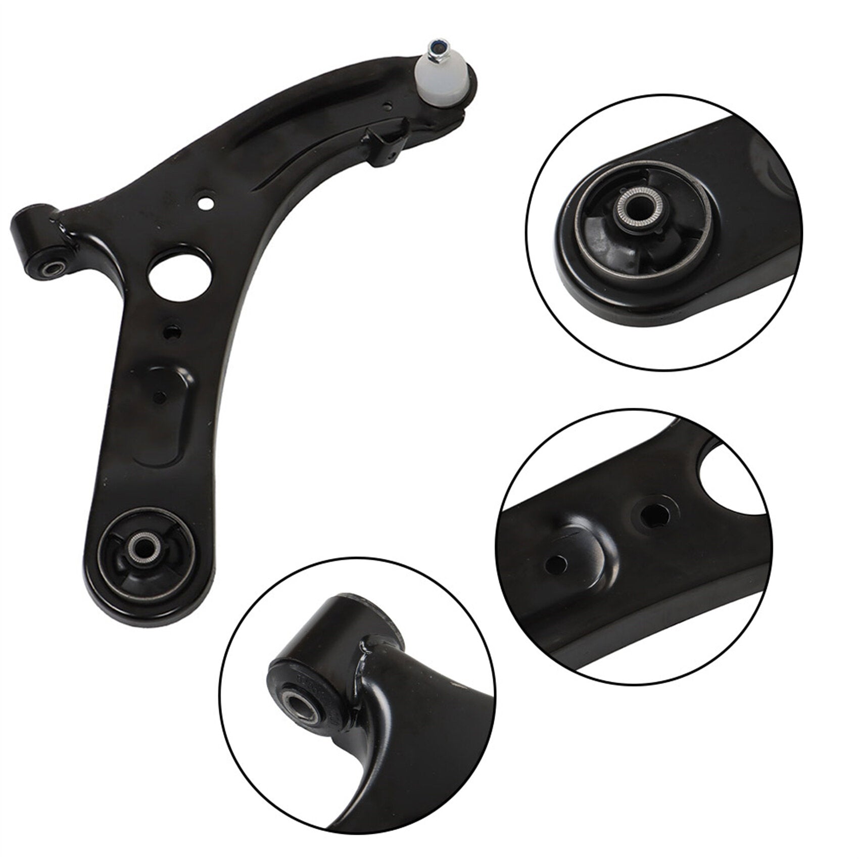 TOPPARTZ 10Pcs Front Steering Suspension Control Arm with Ball Joint Tie Rod Sway Link Replacement for Hyundai Elantra 2011-2016