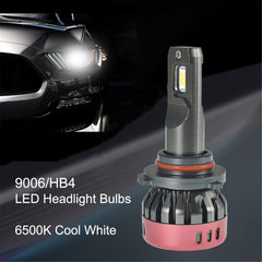 TOPPARTZ 2Pcs 9006/HB4 LED Headlight Bulbs,56W 9600LM 6500K Cool White Super Bright Auto High Beam/Low Beam LED Headlight Conversion Kit