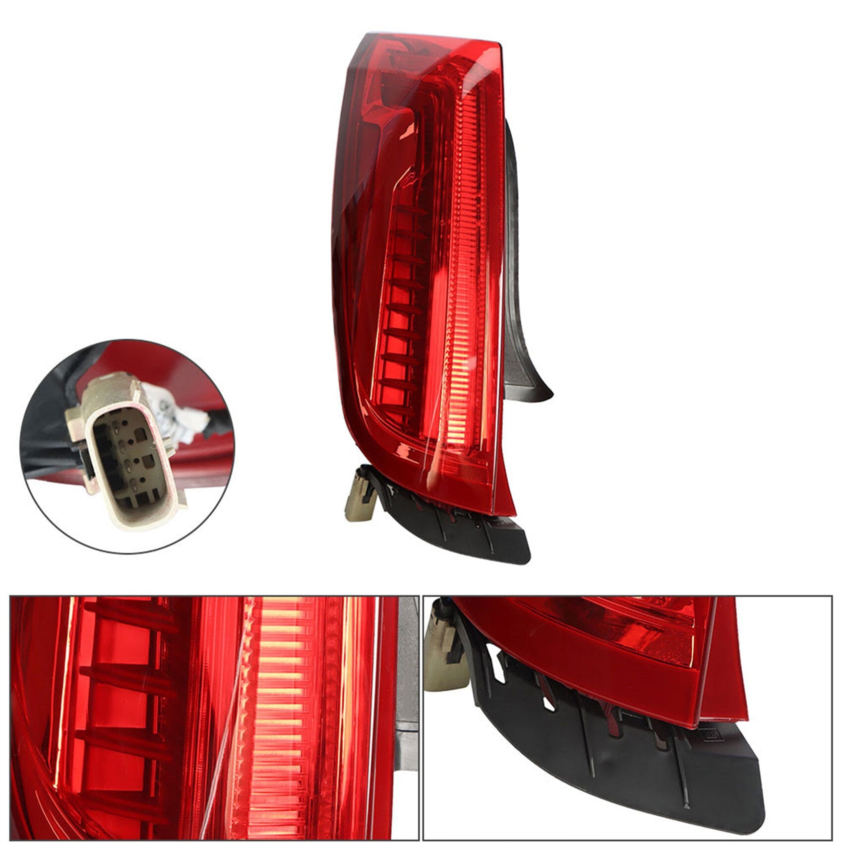 TOPPARTZ Driver Side LED Tail Light Replacement for 2013-2017 Cadillac XTS Rear Tail Light Brake Lamp Assembly LH Left Side 23238005