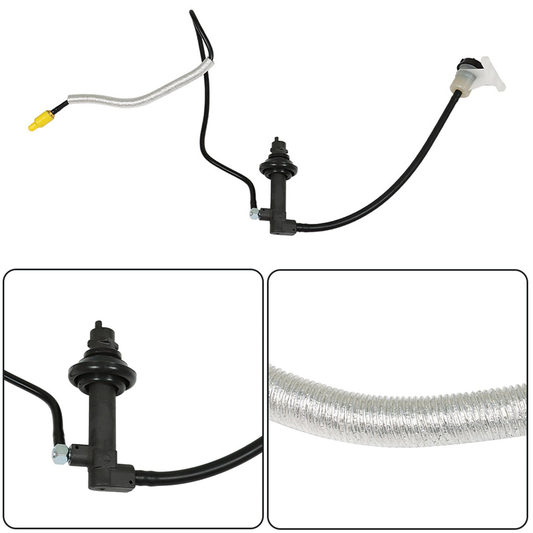 TOPPARTZ Pre-Bled Clutch Master Cylinder and Line Assembly Replacement for Ford Ranger 2.3 2.5 3.0L 1995-2011