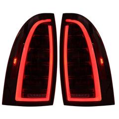 TOPPARTZ 1 Pair Left & Right Side Tube LED Tail Lights Assembly Replacement for 2005-2015 Toyota Tacoma Black