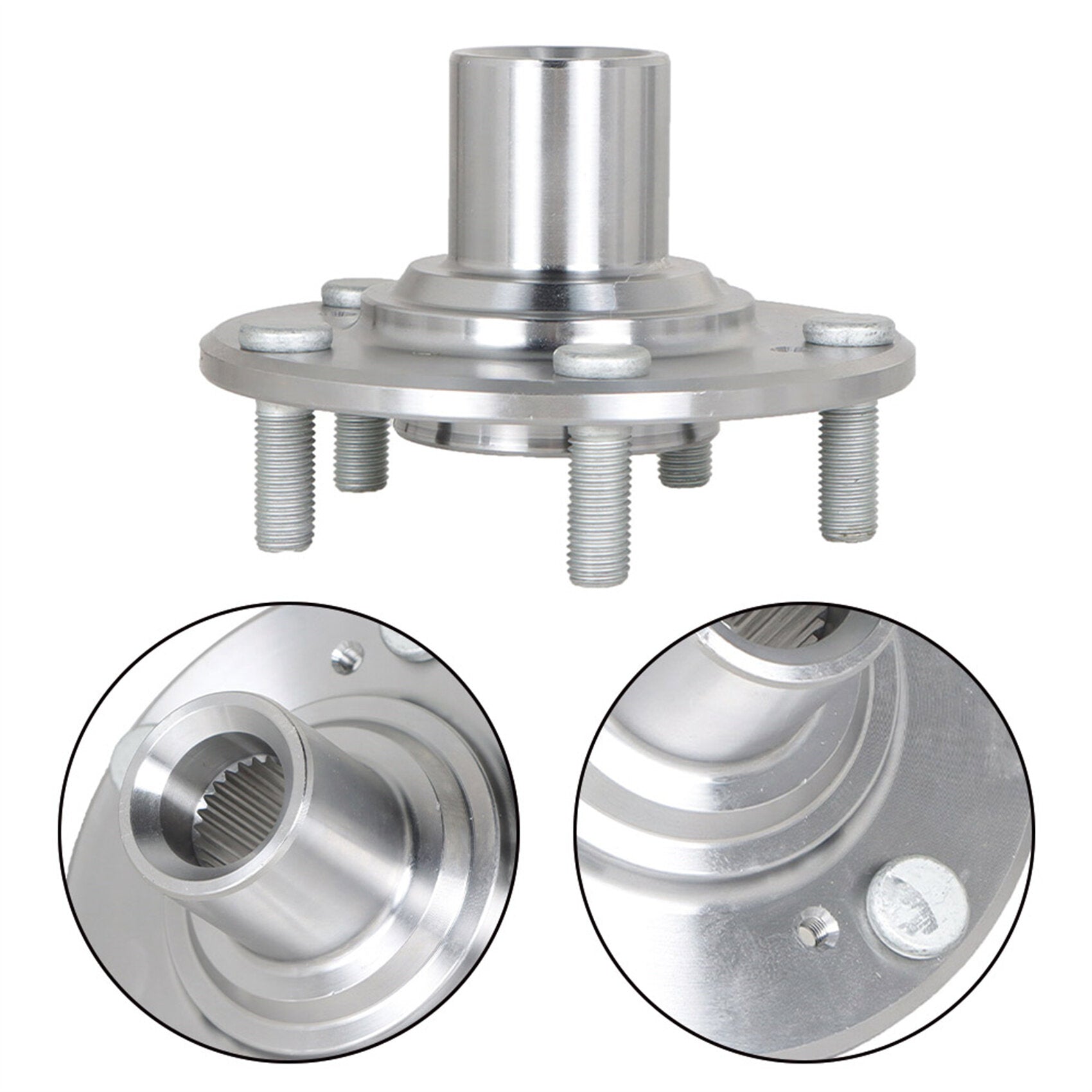 TOPPARTZ 2Pcs Front Wheel Hub Bearing Kits Replacement for 2012-2015 Honda Civic DX EX GX LX