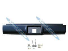 TOPPARTZ Rear Steel Bumper Roll Pan Fleetside W/License Light Replacement for 1988-2013 Silverado/Sierra Fleetside