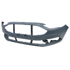 TOPPARTZ Front Bumper Cover For 2017-2018 Ford Fusion Primered With Tow Hook Hole