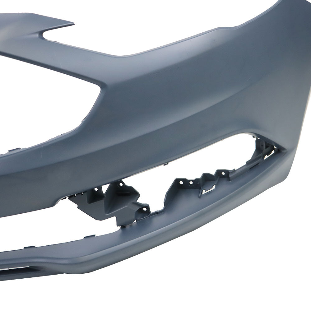 TOPPARTZ Front Bumper Cover For 2017-2018 Ford Fusion Primered With Tow Hook Hole