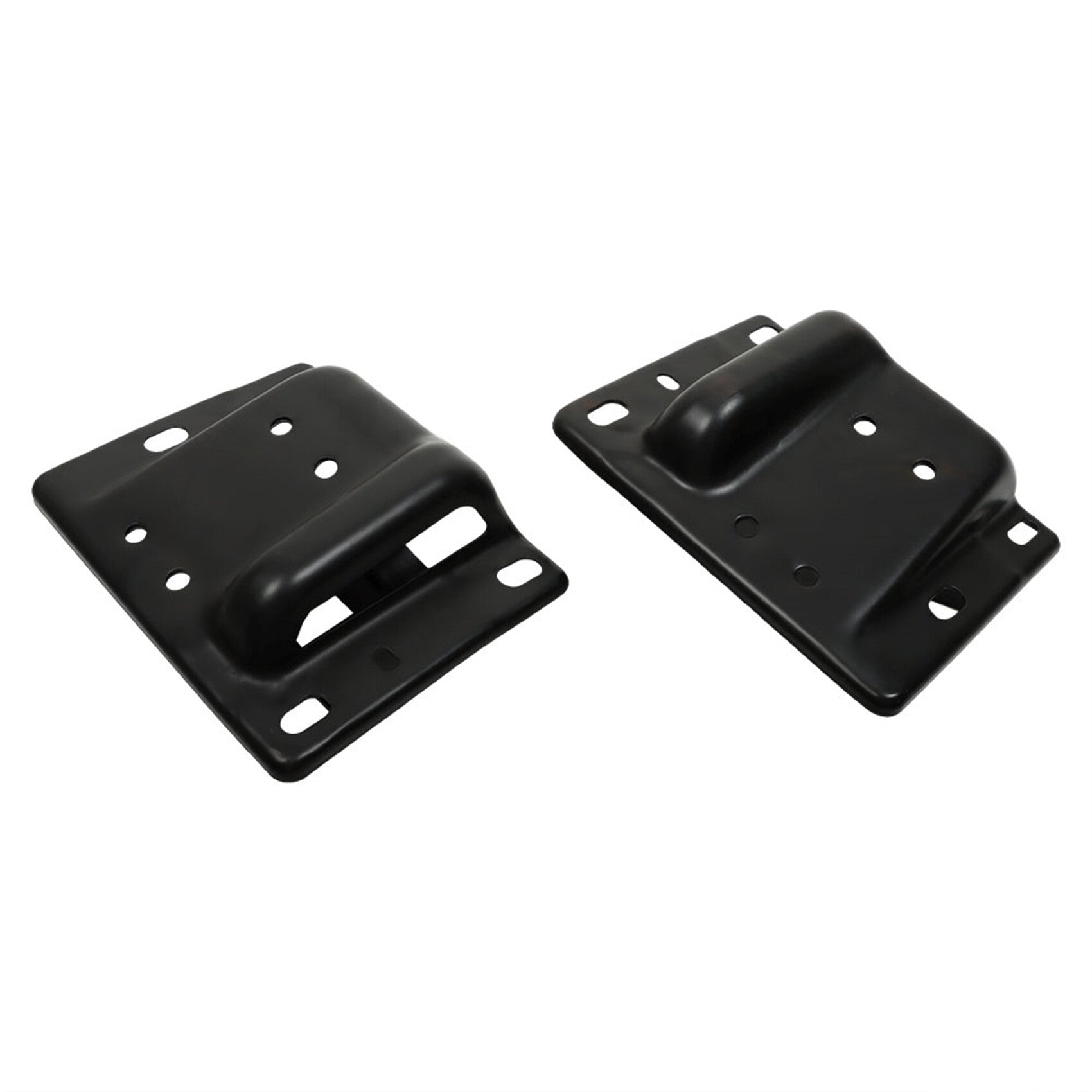 TOPPARTZ Front Outer Bumper Brackets Replacement for 2002-2018 Ram 2500 3500 without Tow Hook and Sport Edition