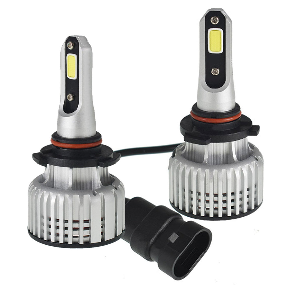 TOPPARTZ 9006/HB4 LED Headlight Bulbs,72W 10000 Lumens Super Bright 6500K Cool White LED Headlights Conversion Kit,Pack of 2