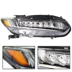 TOPPARTZ Headlight Assembly Replacement for Honda Accord 2018-2021 Full LED Headlight Headlamp RH Set Passenger Side