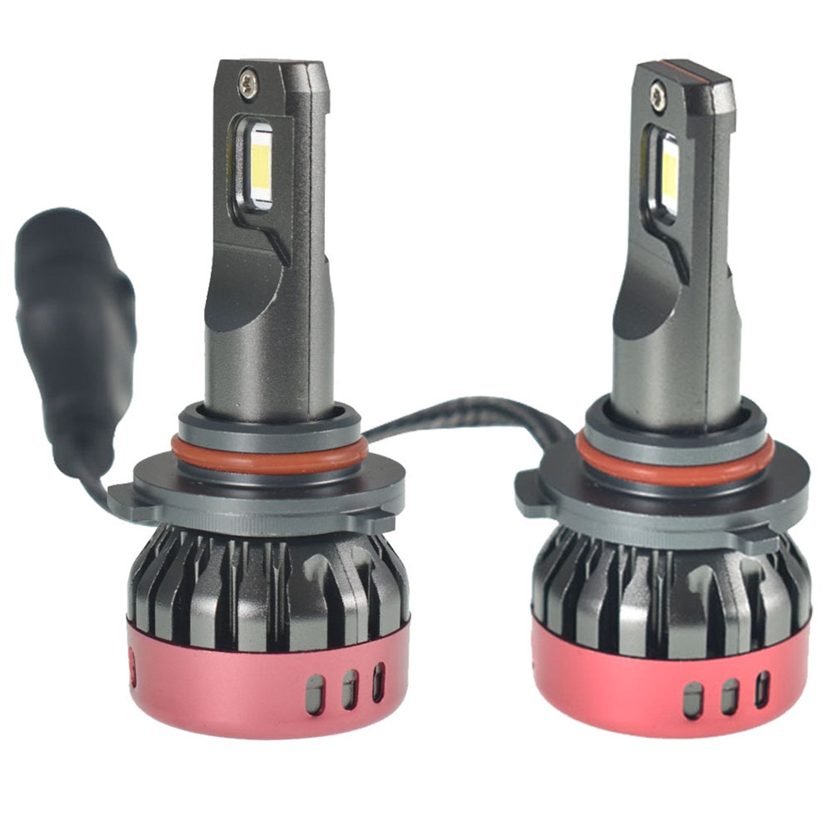 TOPPARTZ 2Pcs 9006/HB4 LED Headlight Bulbs,56W 9600LM 6500K Cool White Super Bright Auto High Beam/Low Beam LED Headlight Conversion Kit