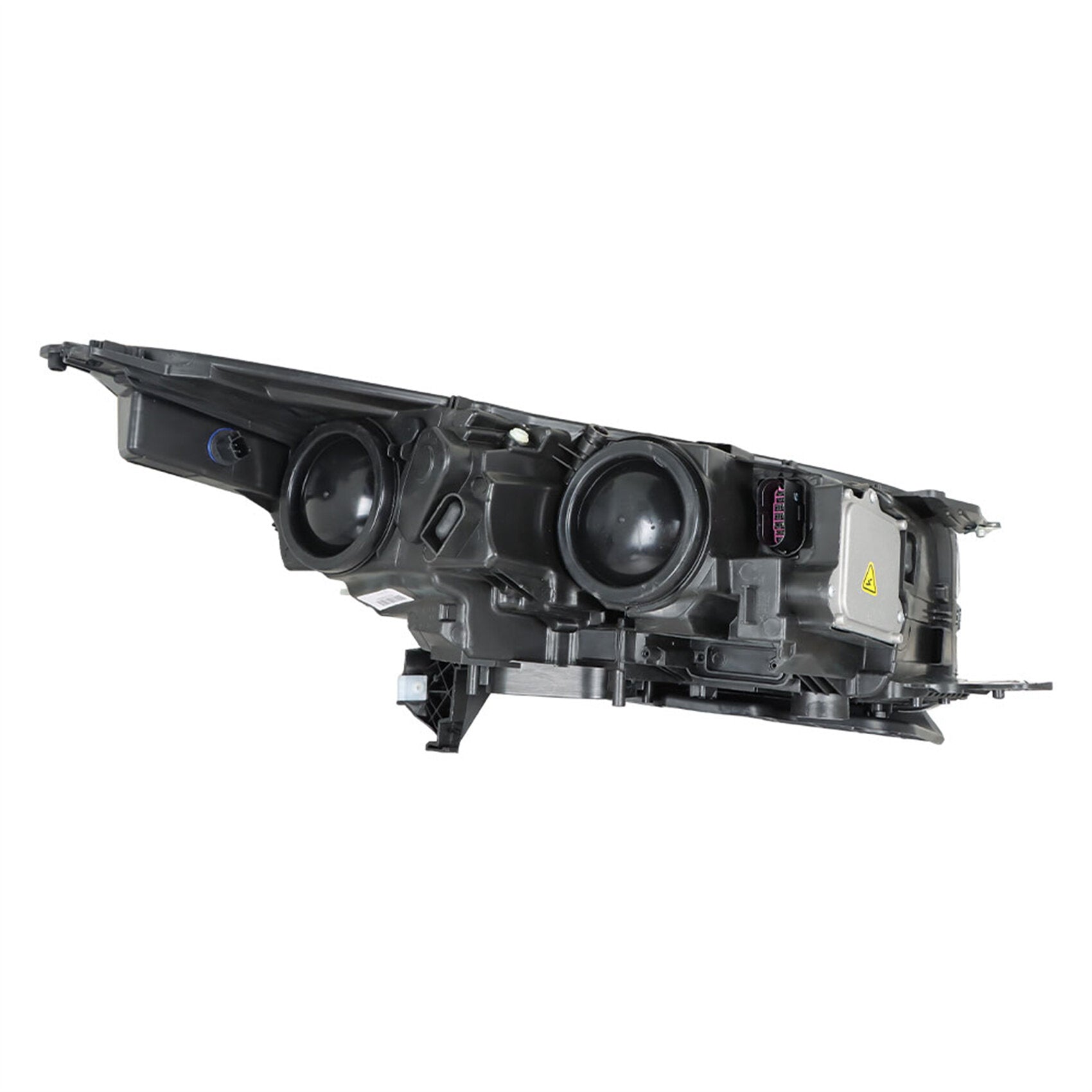 TOPPARTZ Headlight Assembly Replacement for 2017-2019 Ford Escape with LED DRL Chrome Halogen Left Driver FO2502351