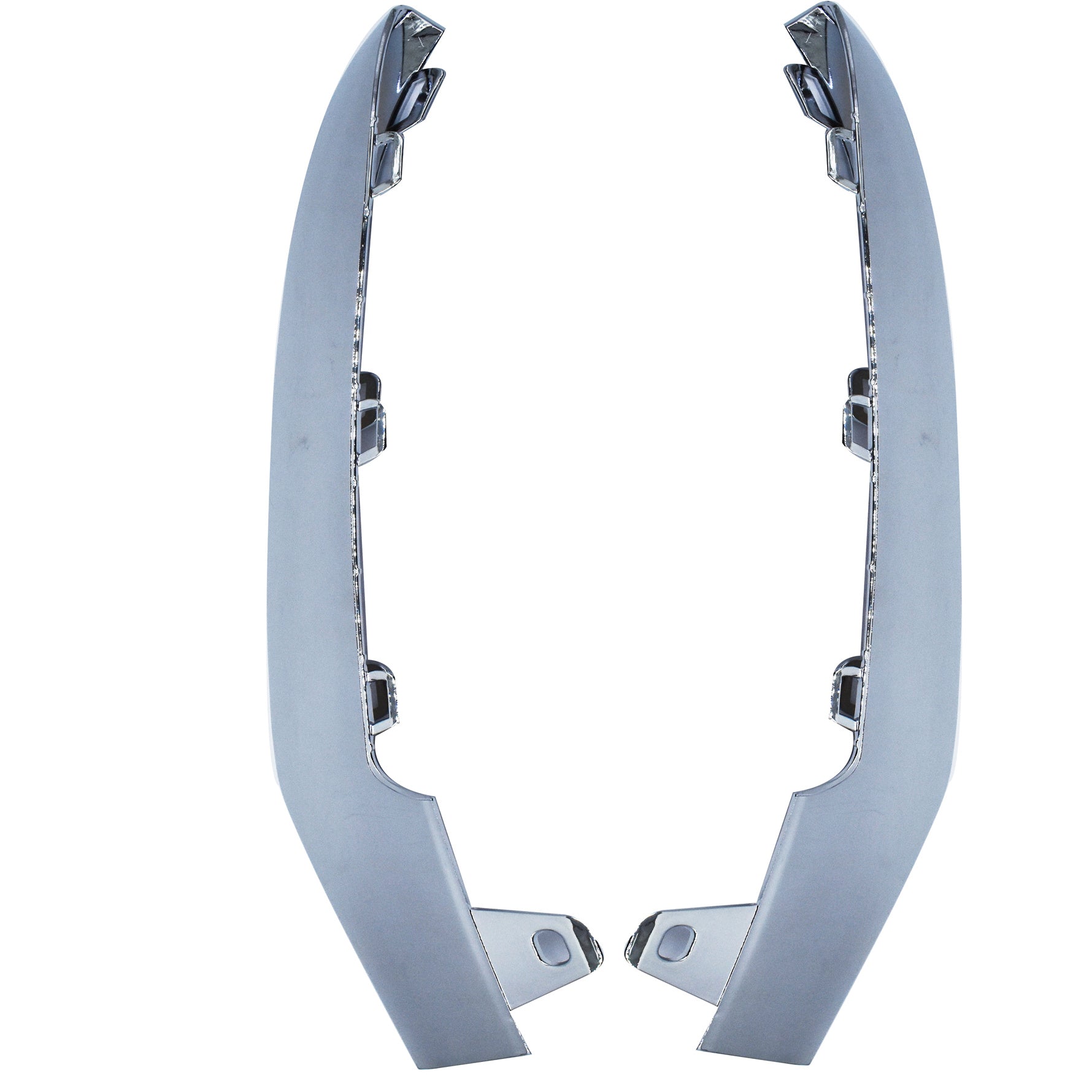 1 PAIR L&R Front Bumper Chrome Trim Molding for Mercedes W212 E350 2014-2016 US