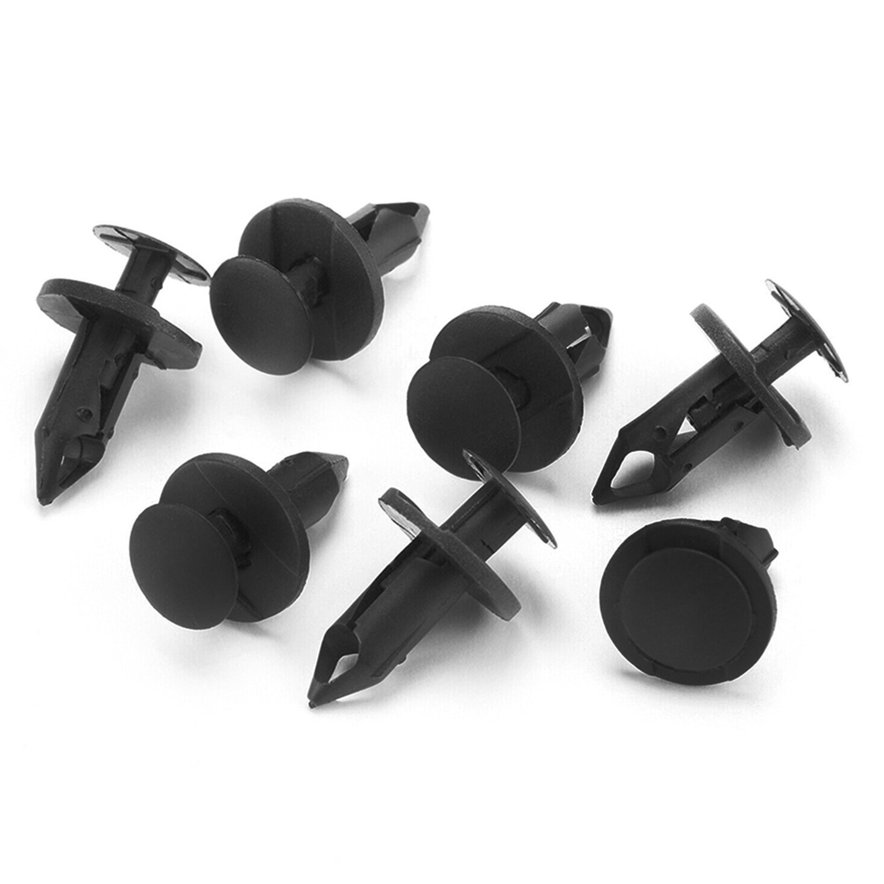 100x Car 8mm Dia Hole Plastic Rivets Fastener Auto Fender Bumper Push Pin Clips