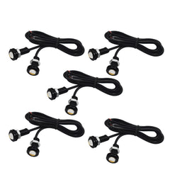 10PCS Amber Yellow 18MM Eagle Eye 9W LED Fog DRL Reverse Backup Light Car Motor