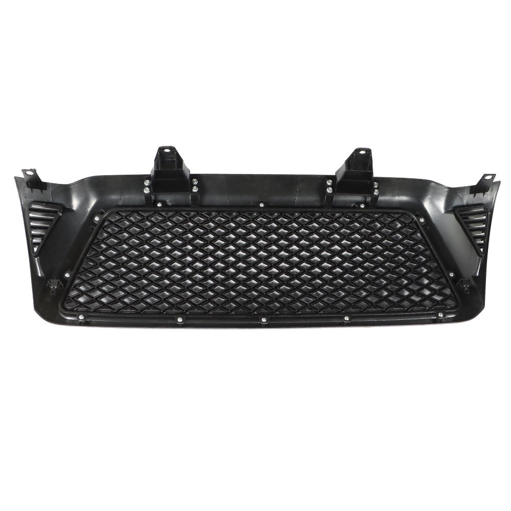 Front Upper Bumper Grille Grill Black Replacement For 2005-2011 Toyota Tacoma