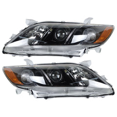 TOPPARTZ Black Headlights Headlamp Assembly For 2007-2009 Toyota Camry  LH + RH