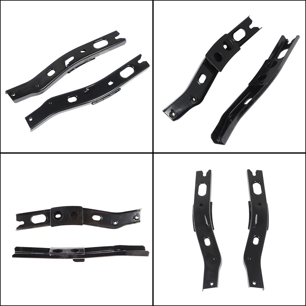 TOPPARTZ Stainless Steel Rear Step Bumper Chrome Finishi For 95-04 Toyota Tacoma Face Bar