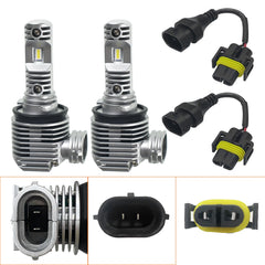 TOPPARTZ H11 H9 H8 LED Fog Light Bulbs,50W 12000LM 6000K White High brightness Headlights Bulbs Conversion Kit,Pack of 2
