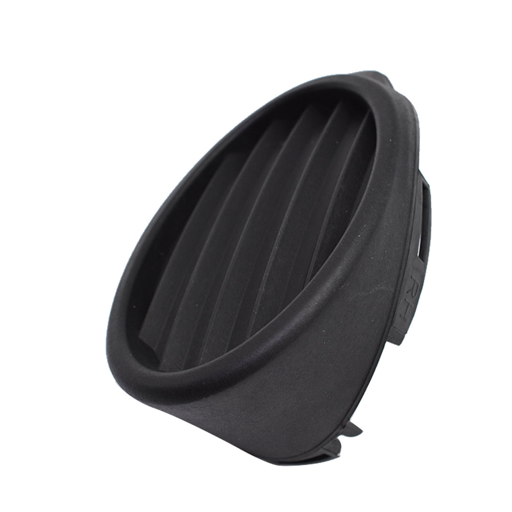 TOPPARTZ Plastic Passenger Side Fog Light Cover Black For 12-14 Ford Focus Front Bumper