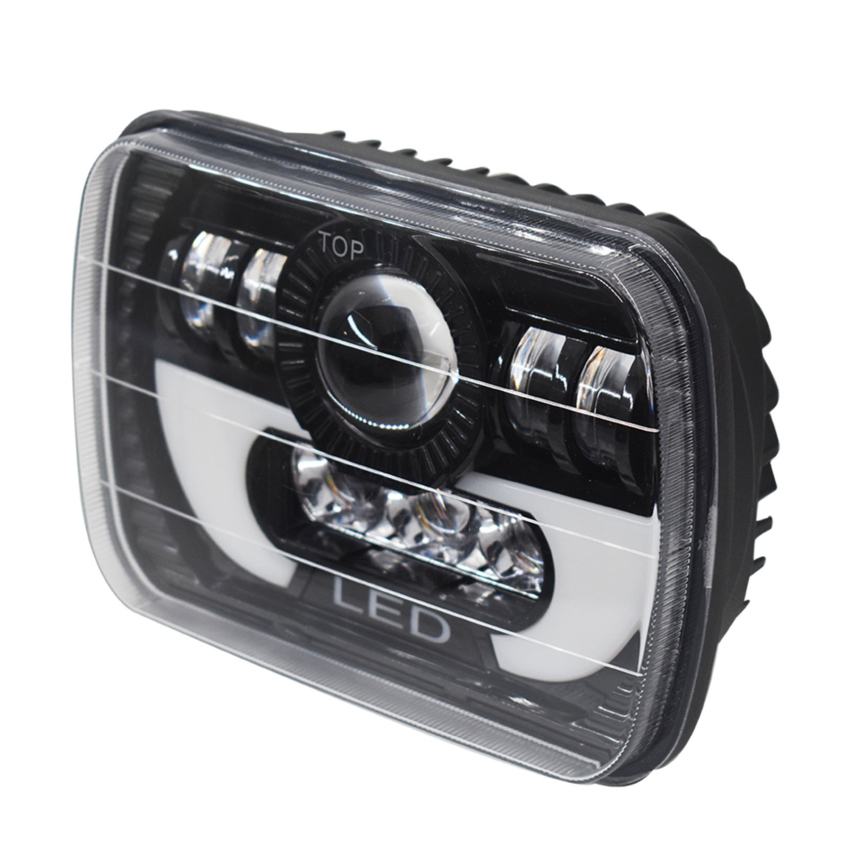 120W LED Headlight DRL For 1986-1995 Jeep Wrangler YJ 1984-2001 Cherokee XJ