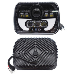 120W LED Headlight DRL For 1986-1995 Jeep Wrangler YJ 1984-2001 Cherokee XJ