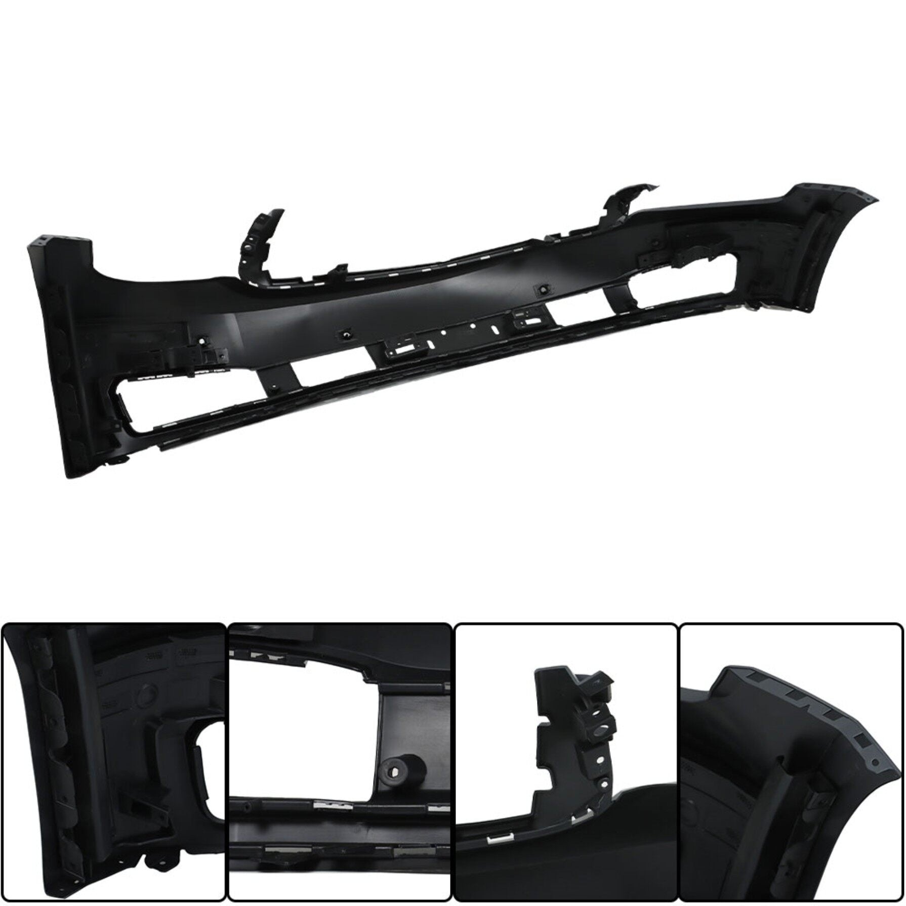 TOPPARTZ Front Upper Bumper Cover Replacement for Tahoe Suburban 2015-2020 with Parking Sensor Hole GM1000974
