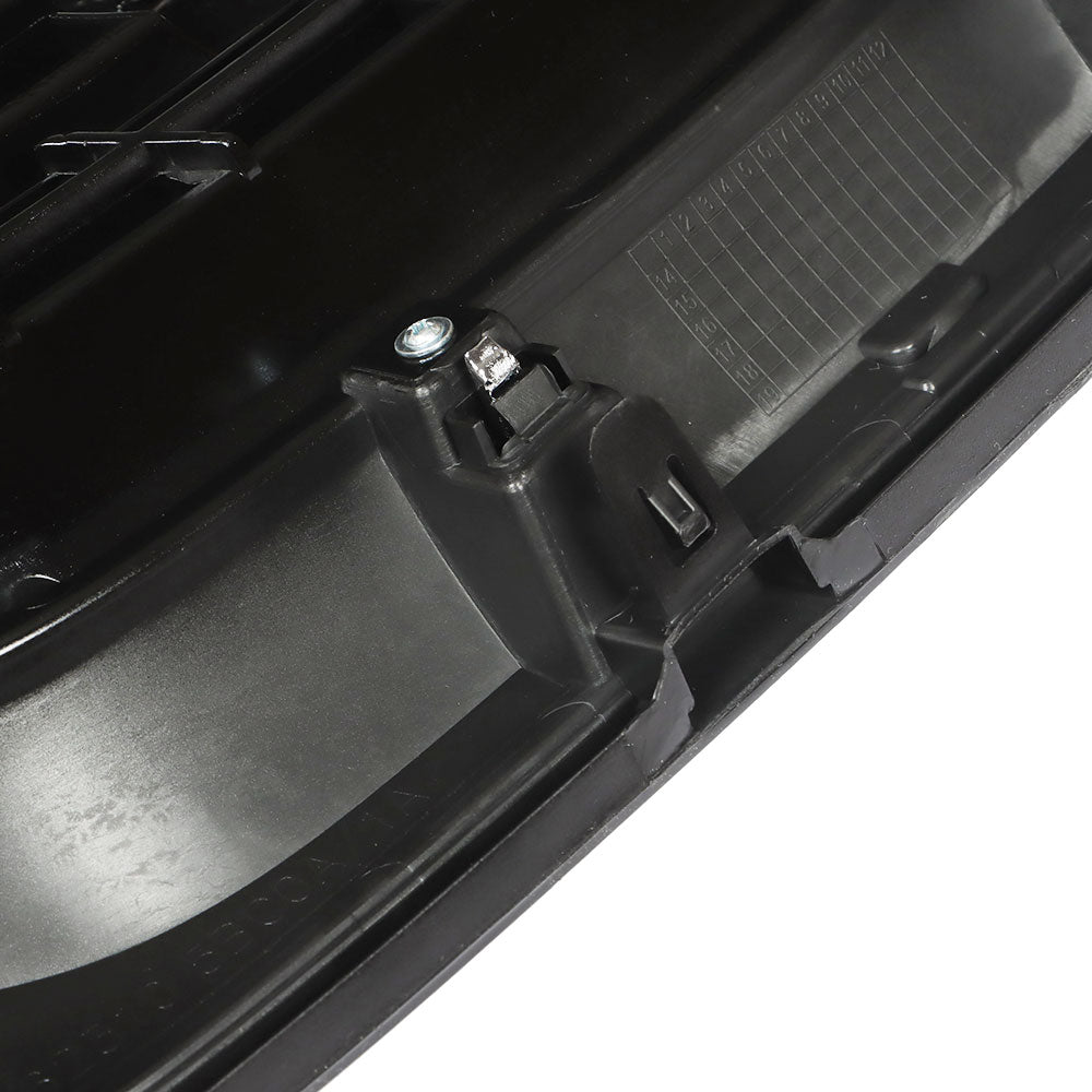 TOPPARTZ Front Plastic Grille Bumper For 2015-2018 Nissan Murano Chrome Black Painted