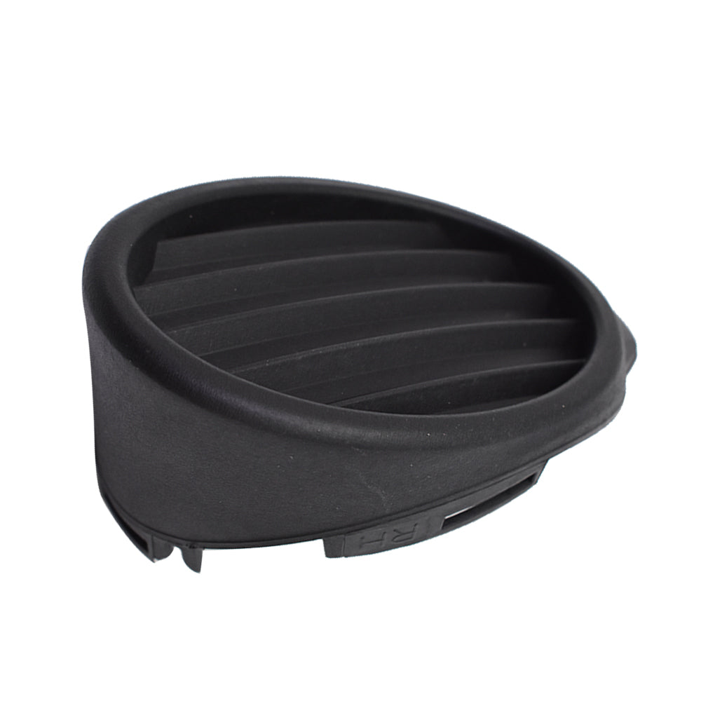 TOPPARTZ Plastic Passenger Side Fog Light Cover Black For 12-14 Ford Focus Front Bumper