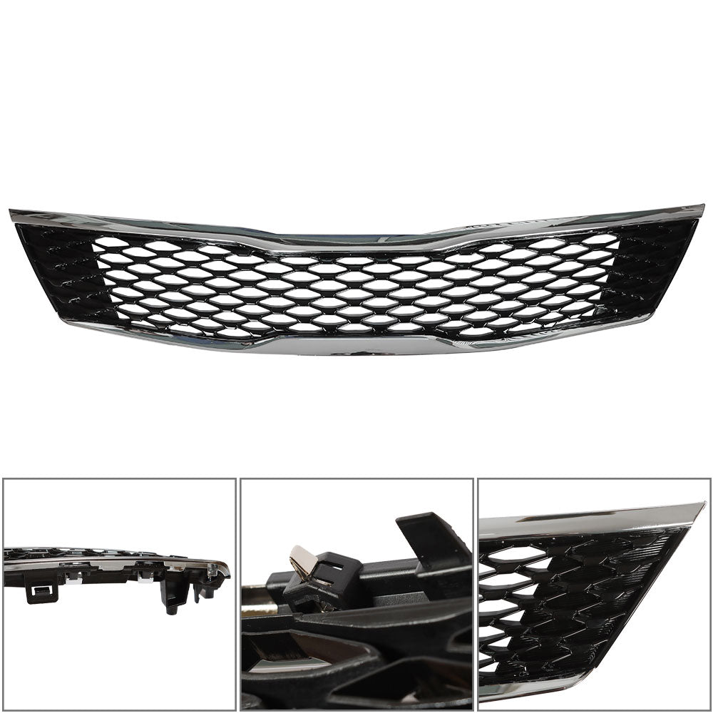 TOPPARTZ Front Bumper Upper Grille Replacement Grill For Kia Optima LX EX 2016-2018