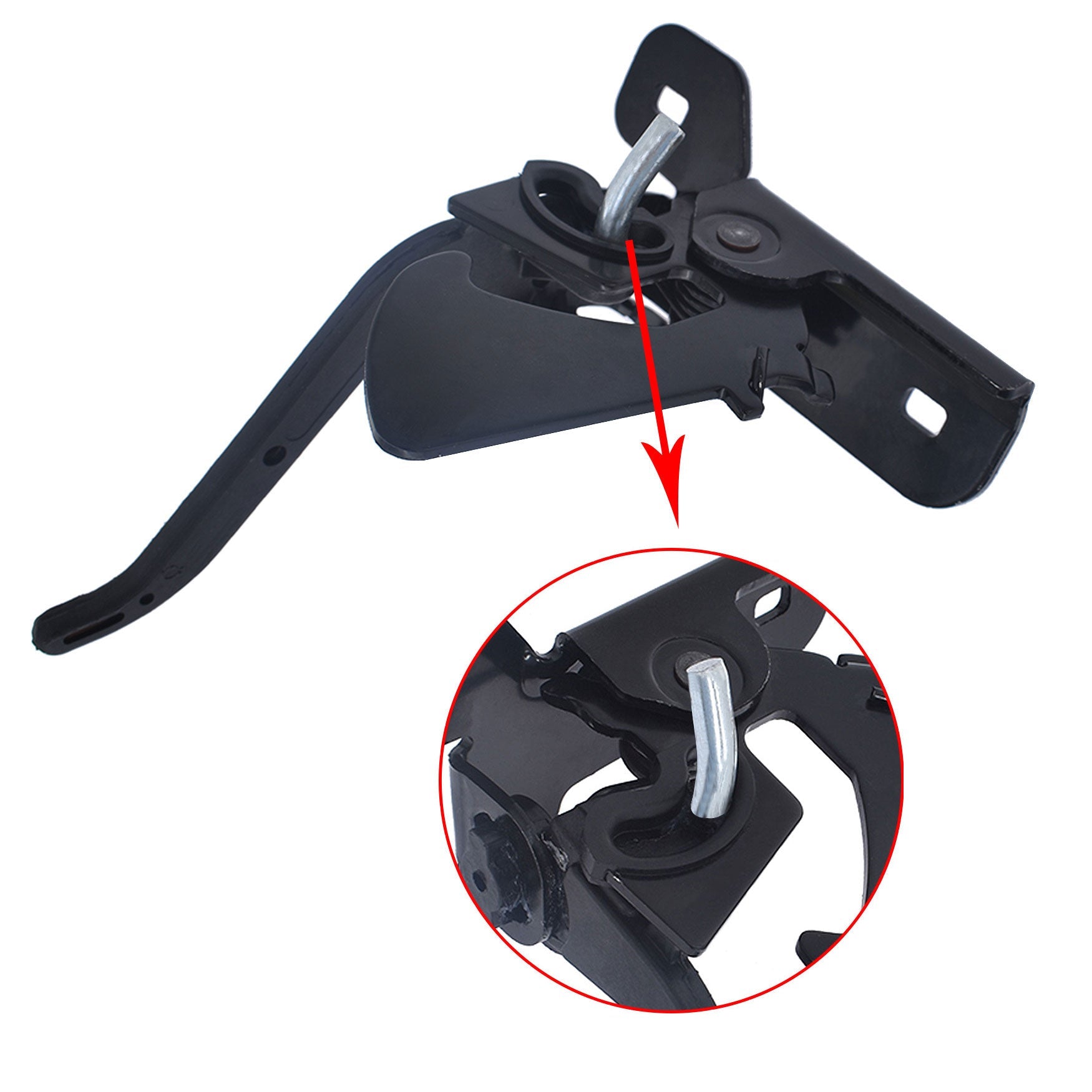 toppartz Hood Safety Catch Latch Lock for BMW E65 E66 750Li 06-08 51237145413