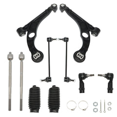 TOPPARTZ Front Lower Control Arms with Sway Bars Tierods Replacement for 2013-2016 Dodge