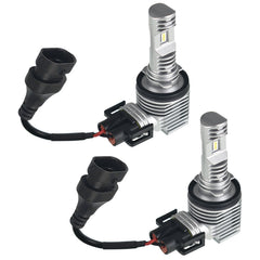 TOPPARTZ H11 H9 H8 LED Fog Light Bulbs,50W 12000LM 6000K White High brightness Headlights Bulbs Conversion Kit,Pack of 2