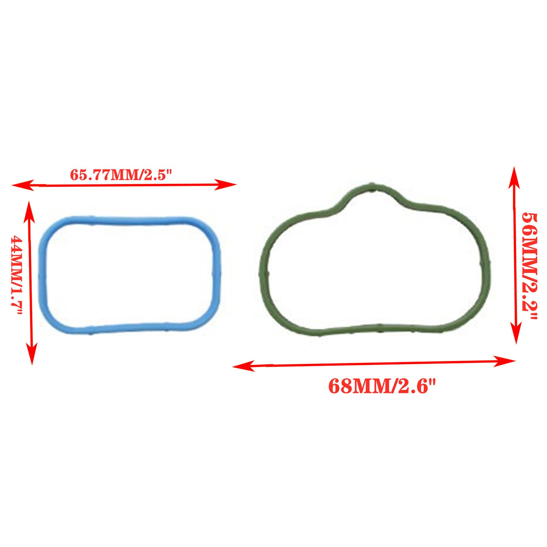 12x Intake Manifold & Plenum Gaskets For Dodge Challenger Jeep Wrangler 3.2/3.6L