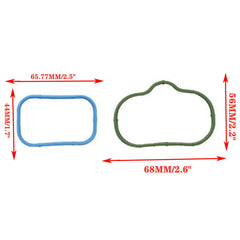 12x Intake Manifold & Plenum Gaskets For Dodge Challenger Jeep Wrangler 3.2/3.6L