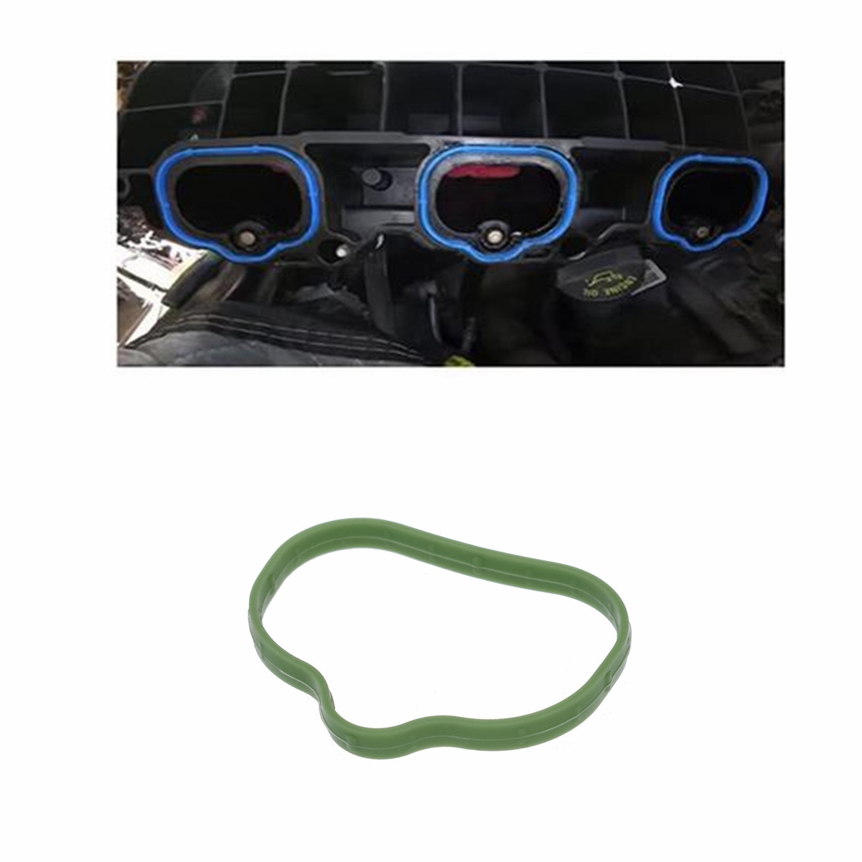 12x Intake Manifold & Plenum Gaskets For Dodge Challenger Jeep Wrangler 3.2/3.6L