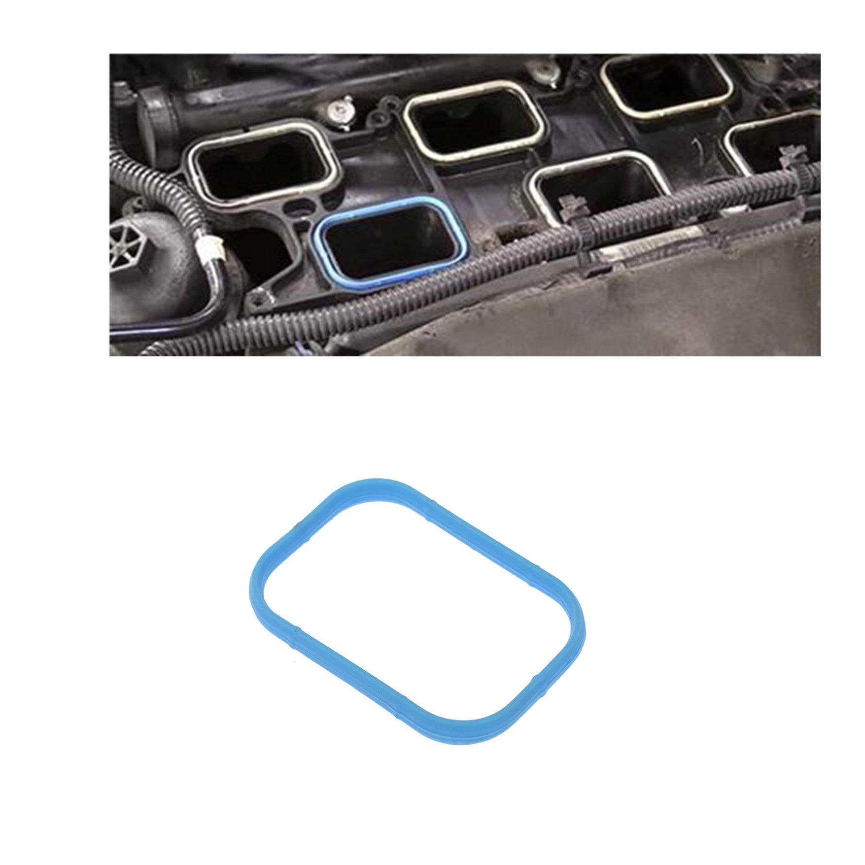 12x Intake Manifold & Plenum Gaskets For Dodge Challenger Jeep Wrangler 3.2/3.6L