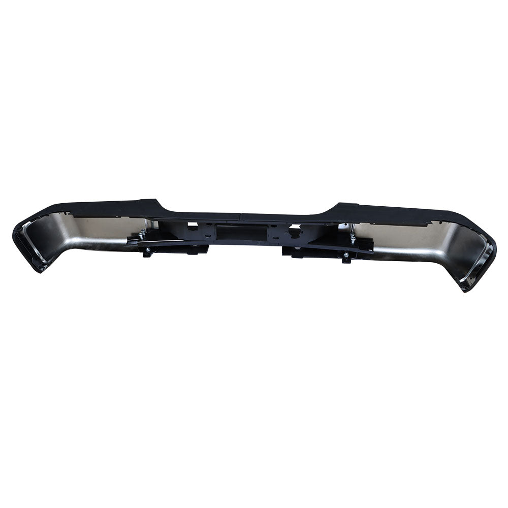 TOPPARTZ Rear Bumper For 2007 2008 2009-2013 Chevy Silverado GMC Sierra 1500 Chrome