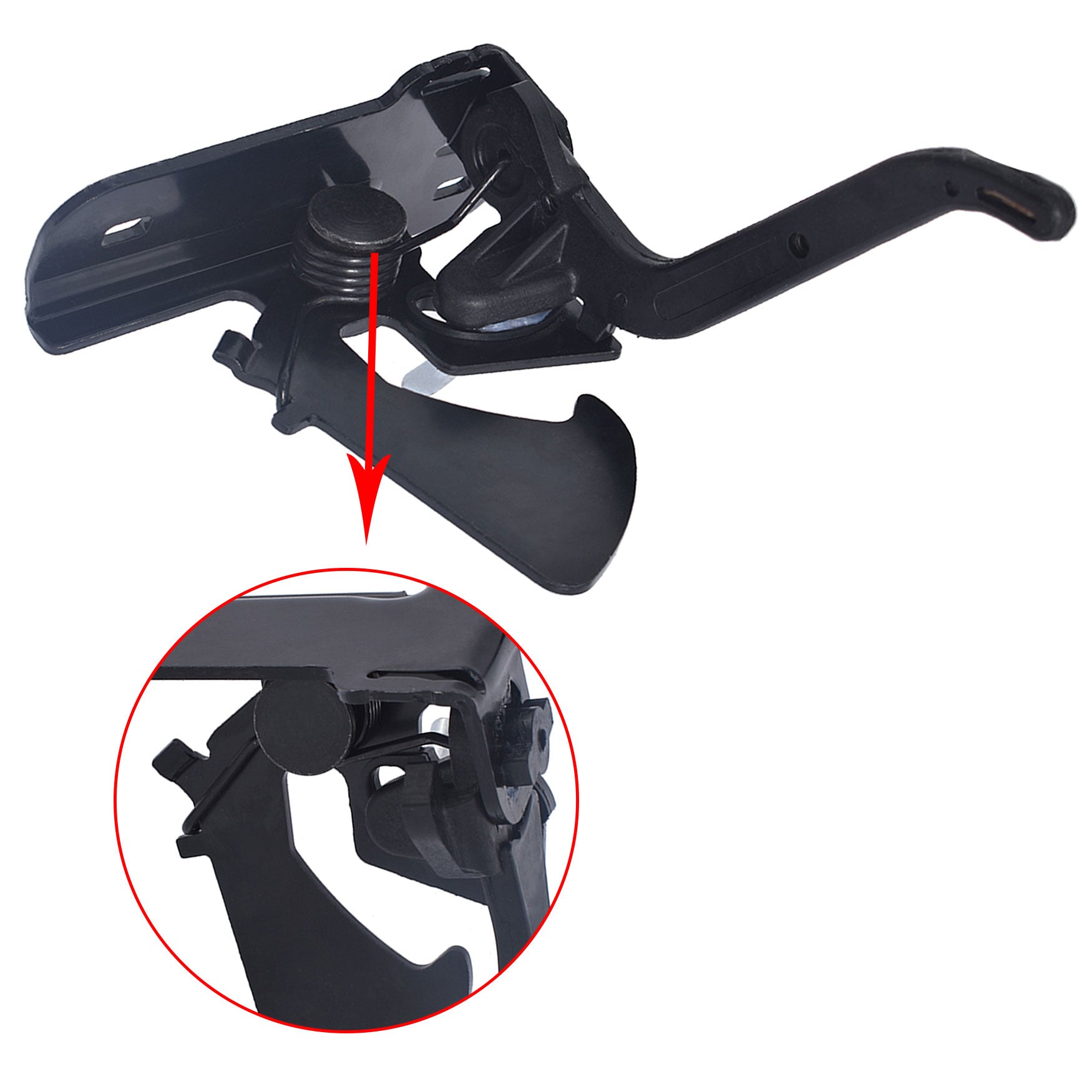 toppartz Hood Safety Catch Latch Lock for BMW E65 E66 750Li 06-08 51237145413