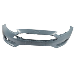 TOPPARTZ Front Bumper Cover Replacement for Focus 2015-2018 Primered with Trailer Hitch Cover 191275298770 without Parking Assist Sensor Holes