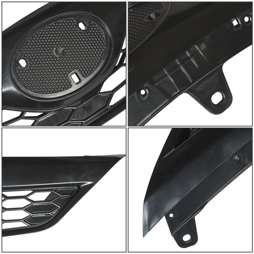 TOPPARTZ Front Upper Bumper Grill Grille For 2012 2013 2014 Toyota Camry SE XSE Black