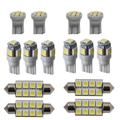 14x White LED light interior package kit For 1999-2016 Ford F250 F350 Super Duty