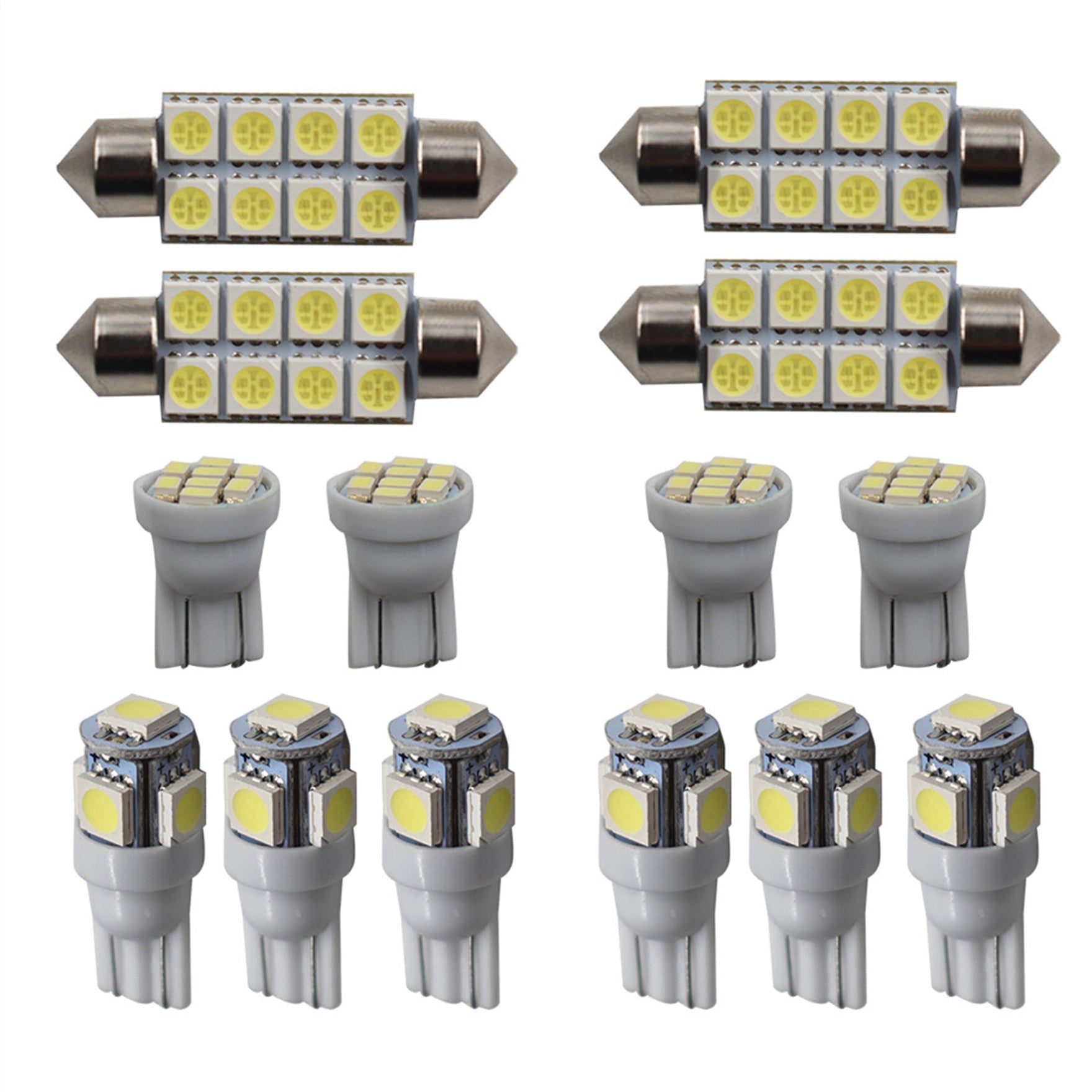 14x White LED light interior package kit For 1999-2016 Ford F250 F350 Super Duty