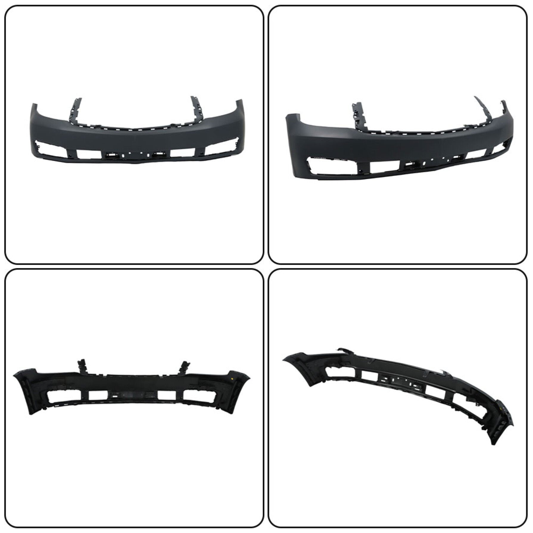 TOPPARTZ Front Upper Bumper Cover Replacement for Tahoe Suburban 2015-2020 without Parking Sensor Hole GM1000973C