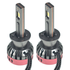 TOPPARTZ 2Pcs H1 LED Headlight Bulbs,56W 9600LM 6500K Cool White Super Bright Auto High Beam/Low Beam LED Headlight Conversion Kit